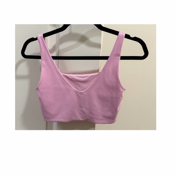 Lululemon Scoop Neck Bra - Light Pink (Size 4) - Nulu Fabric - Matching Align - Picture 2 of 9